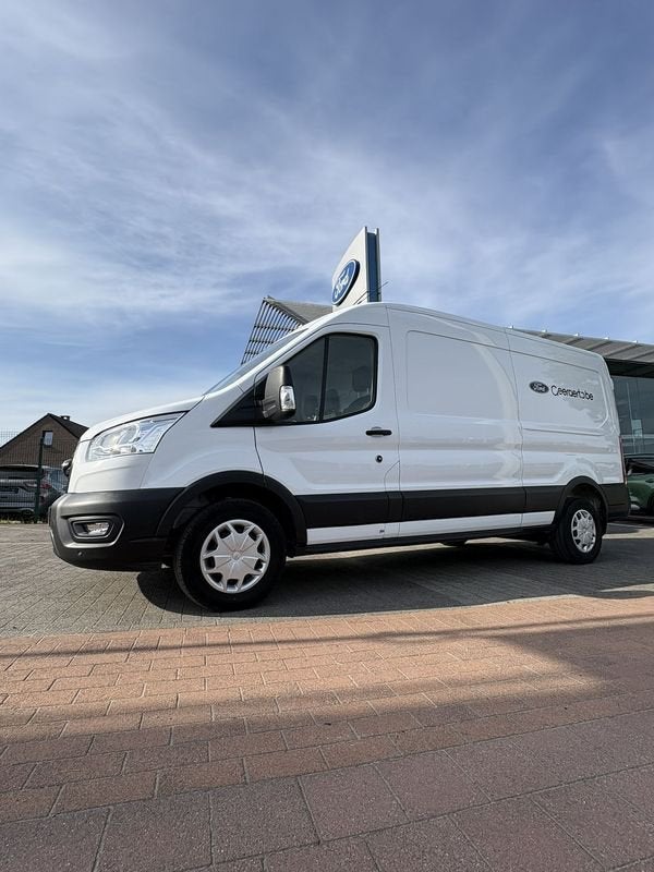 Ford Transit 350L L3H2 TD Trend RWD, Zwart, 4 cilinders, Wit, 130 pk
