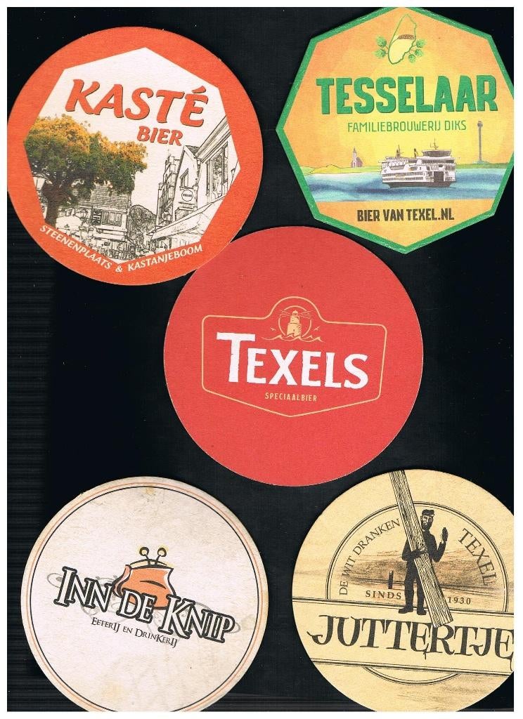 SOUS-VERRES À BIÈRE TEXEL, Envoi, Neuf, Sous-bock