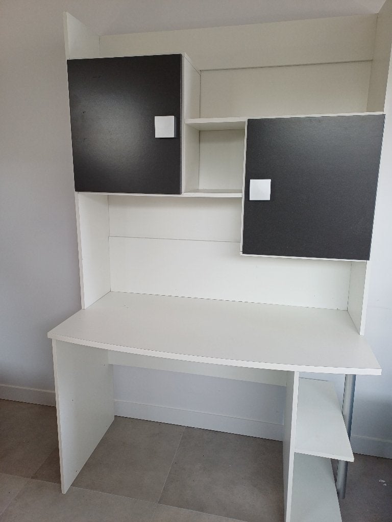 Bureau kind/tiener met boekenkast, Huis en Inrichting, Bureaus, Ophalen, Gebruikt, 120 cm, Spaanplaat of MDF