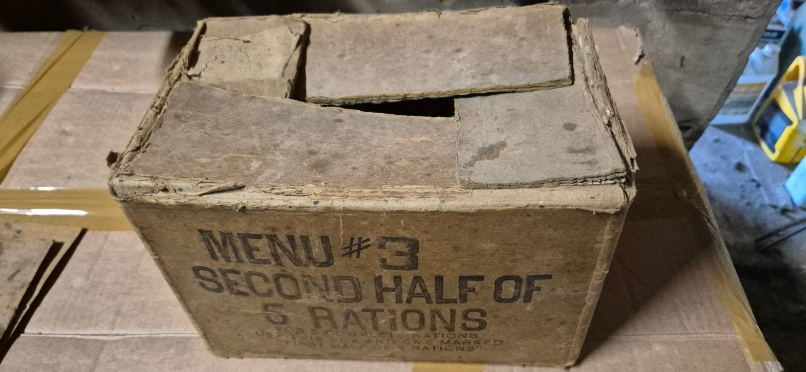 Menu 3 doos US ww2, Ophalen of Verzenden