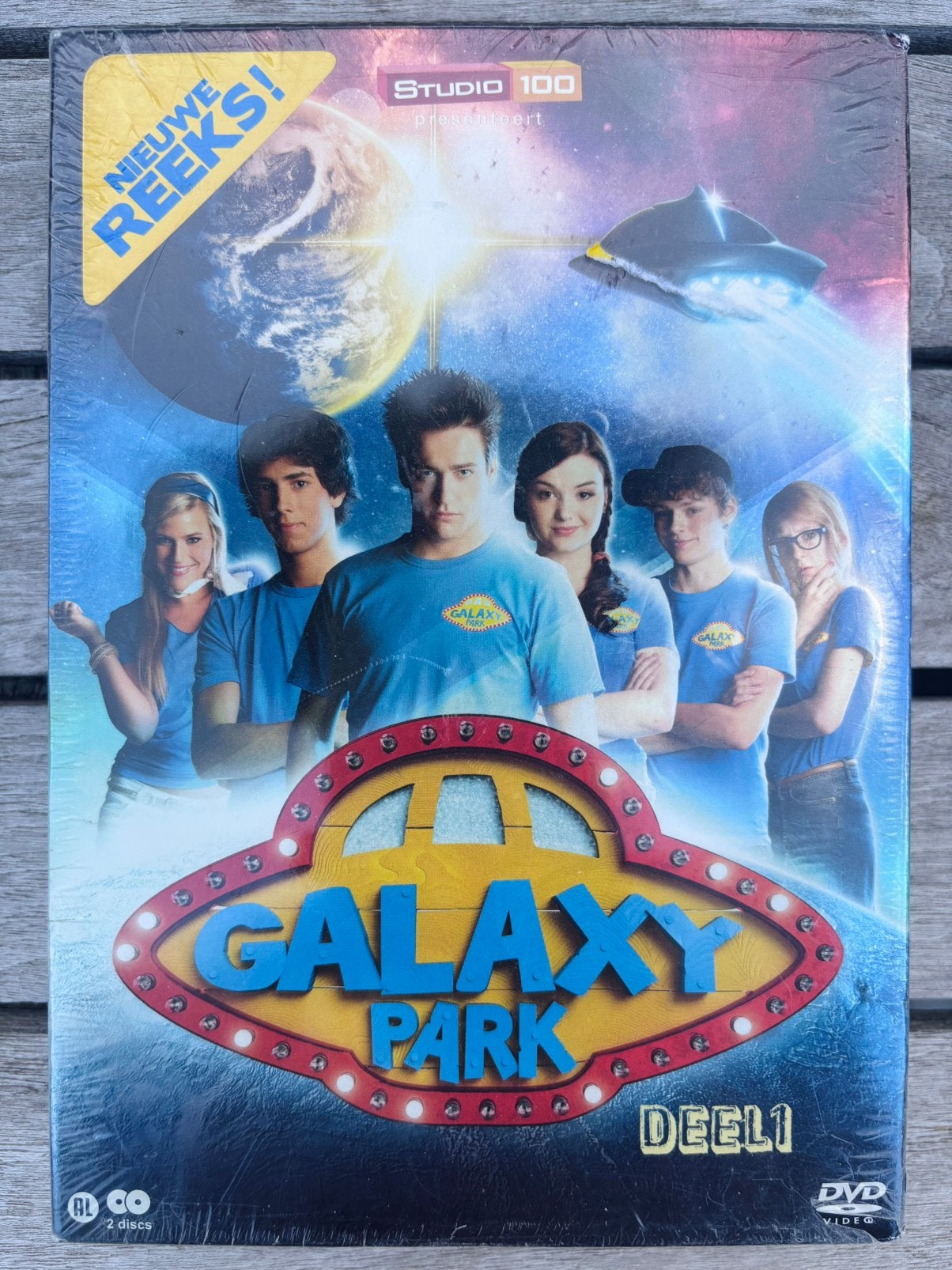 DVD box: Galaxy Park deel 1, Seizoen 1, Alle leeftijden, Actie en Avontuur, Nieuw in verpakking