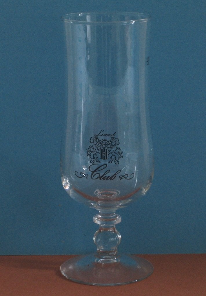 BIERGLAS LAMOT 48, Verzamelen, Biermerken, Ophalen, Gebruikt, Glas of Glazen, Overige merken