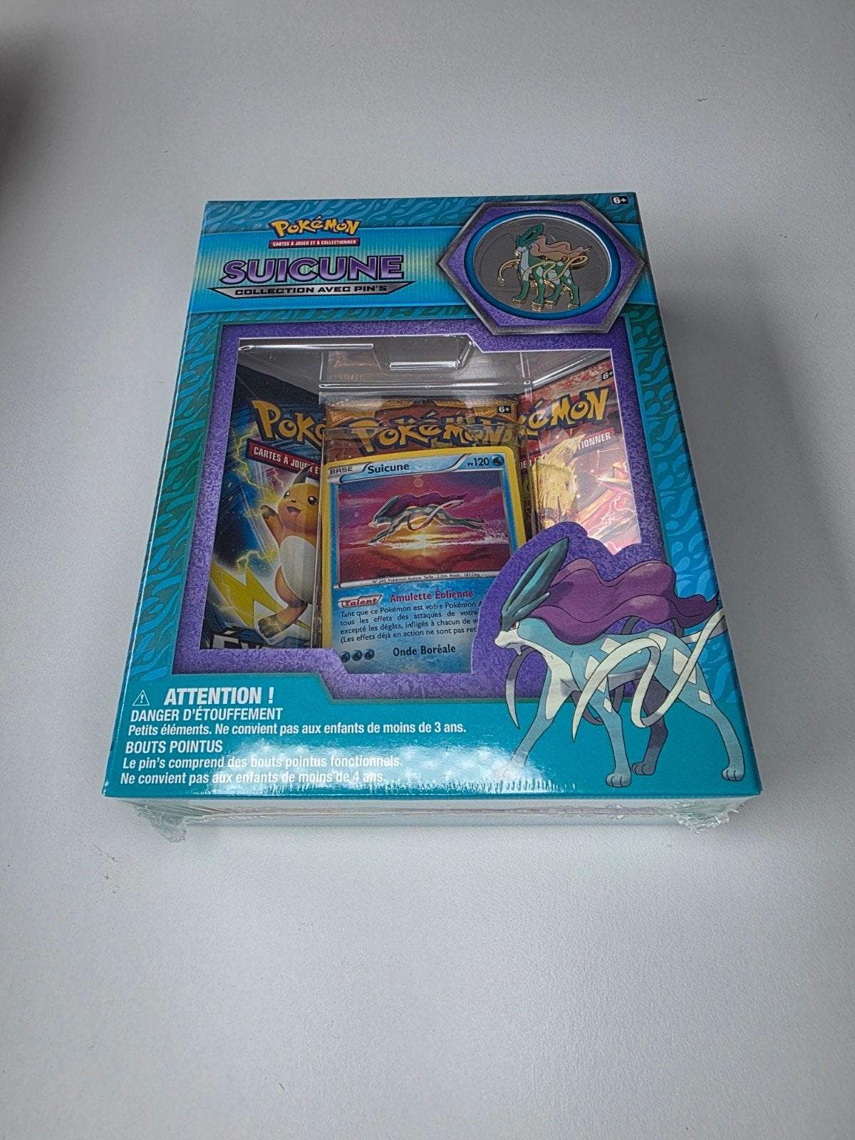 1 Suicune XY Pokemon Evolution Set!, Ophalen of Verzenden, Zo goed als nieuw, Boosterbox, Foil