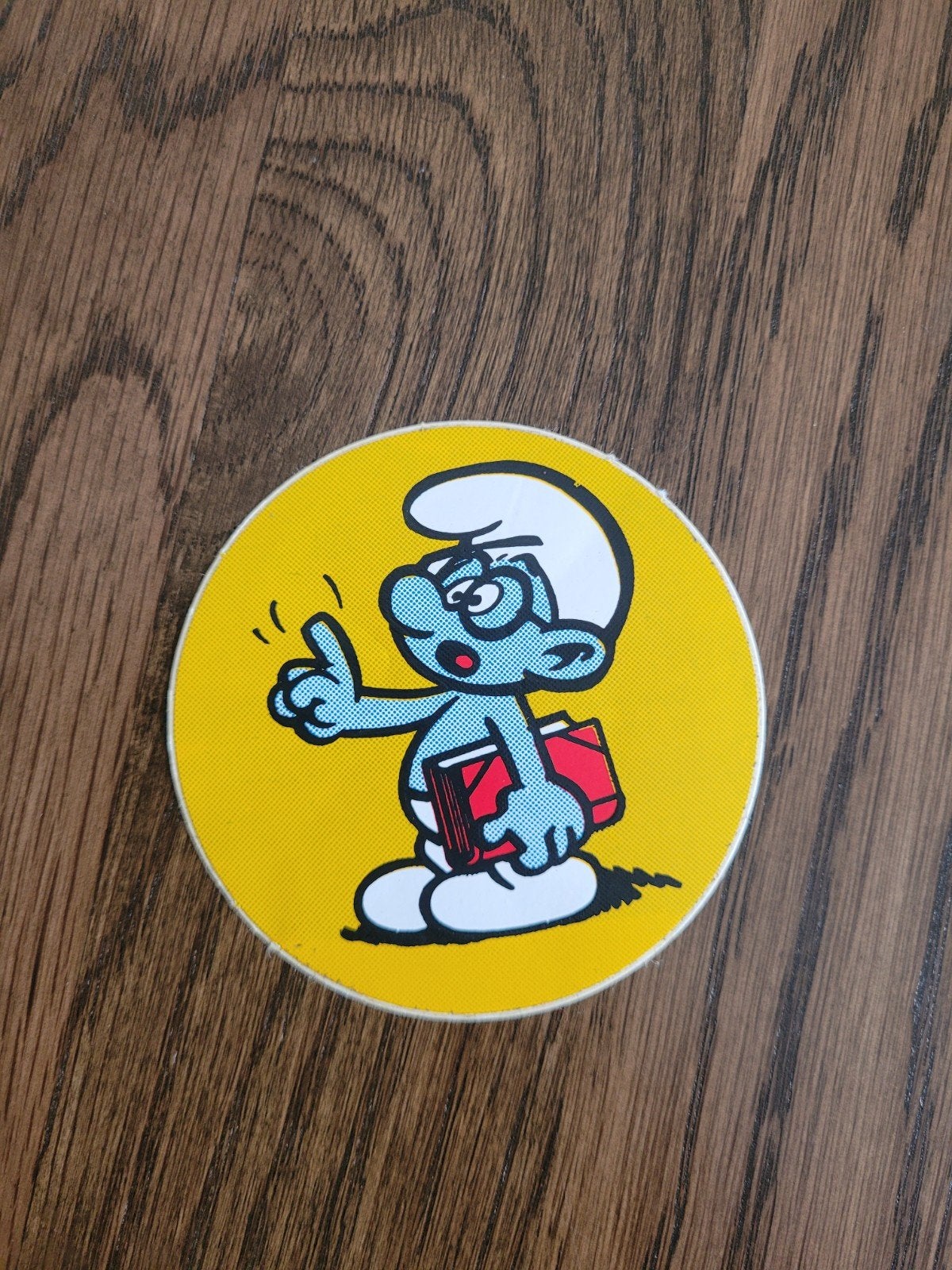 oude sticker de smurfen, Verzamelen, Ophalen of Verzenden