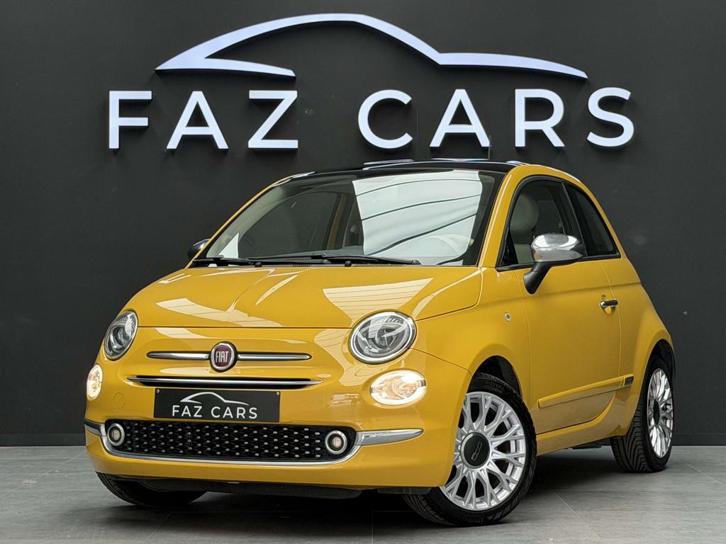 Fiat 500 1.2i Lounge * 1ER PROP + T.PANO + CARPLAY + GARANTI, Voorwielaandrijving, Stof, Gebruikt, 115 g/km