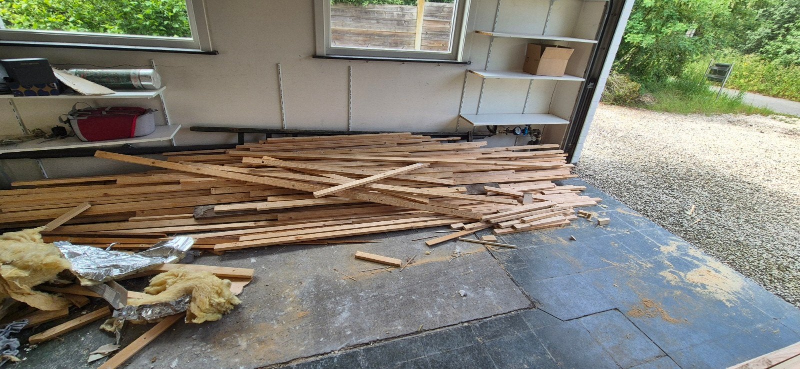 Houten balken, Doe-het-zelf en Bouw, Ophalen, Gebruikt, Balk
