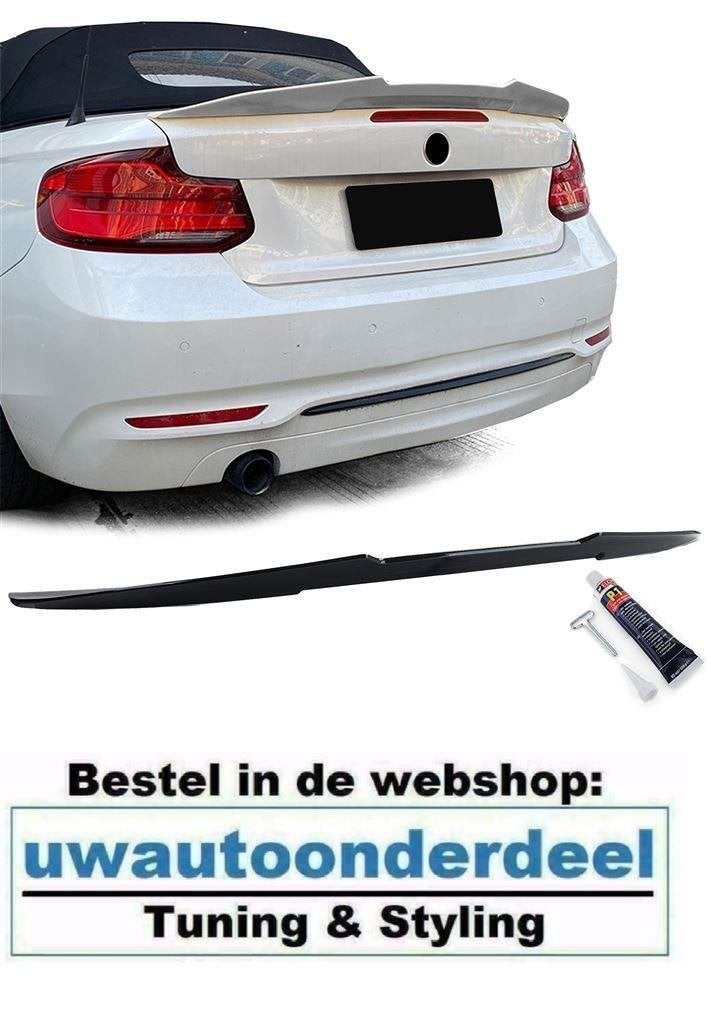 Achterklep Ducktale Spoiler Zwart Voor Bmw 2 Serie F23 Cabri, Verzenden