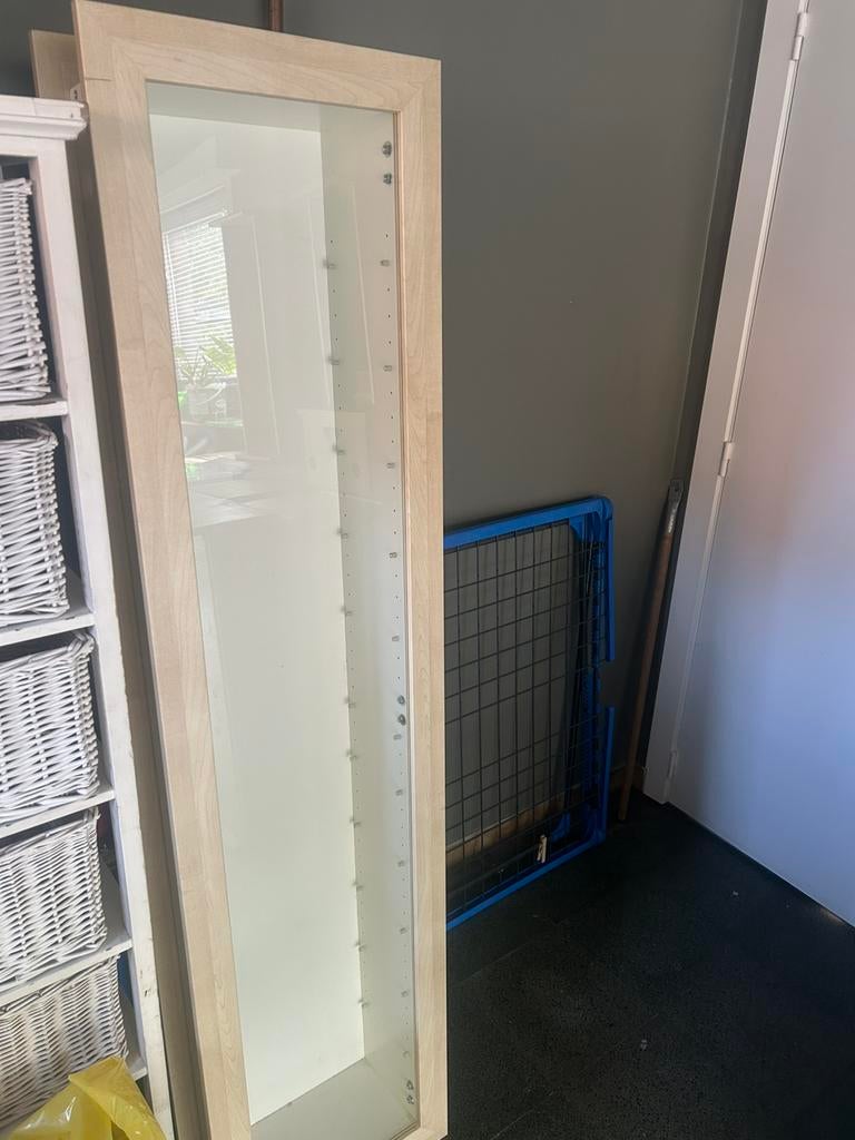 Vitrine avec verre incrusté 60 et 1 pièce, Enlèvement, Comme neuf
