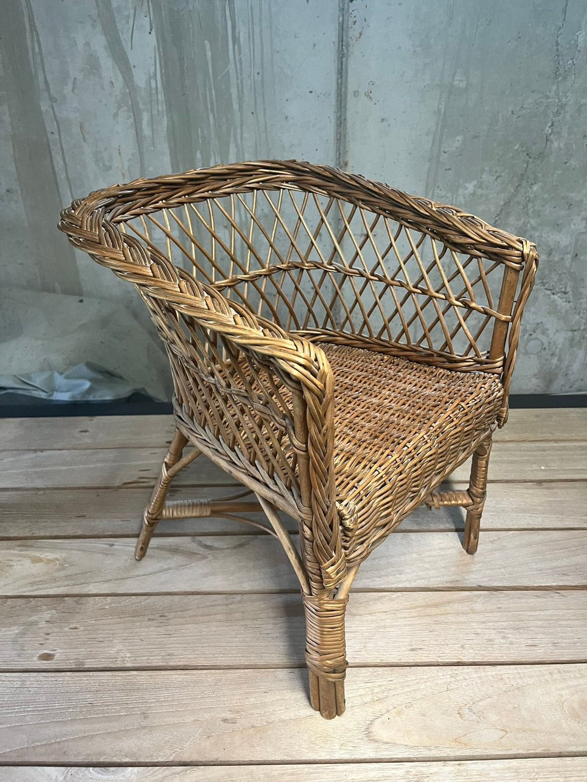 Rotan kinderstoel, Kinderen en Baby's, Ophalen, Gebruikt
