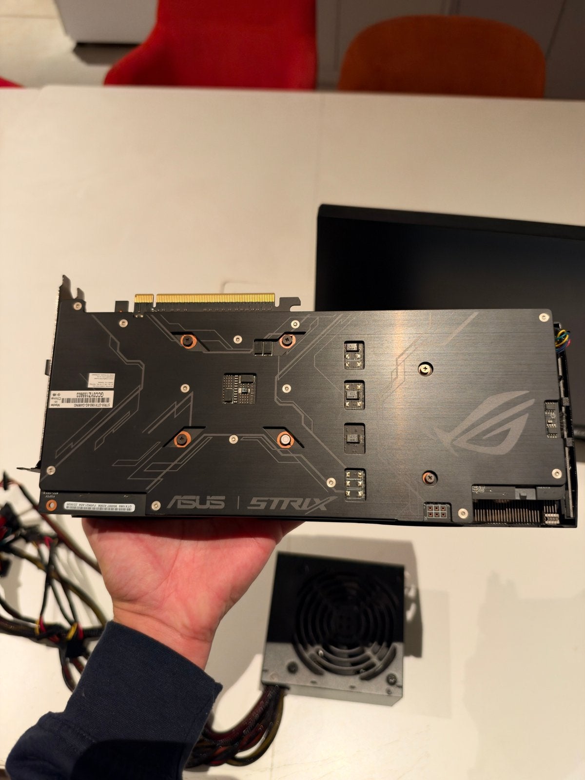 ASUS ROG Strix GTX 1060 6GB + Corsair VS550 550W voeding, Ophalen, Zo goed als nieuw