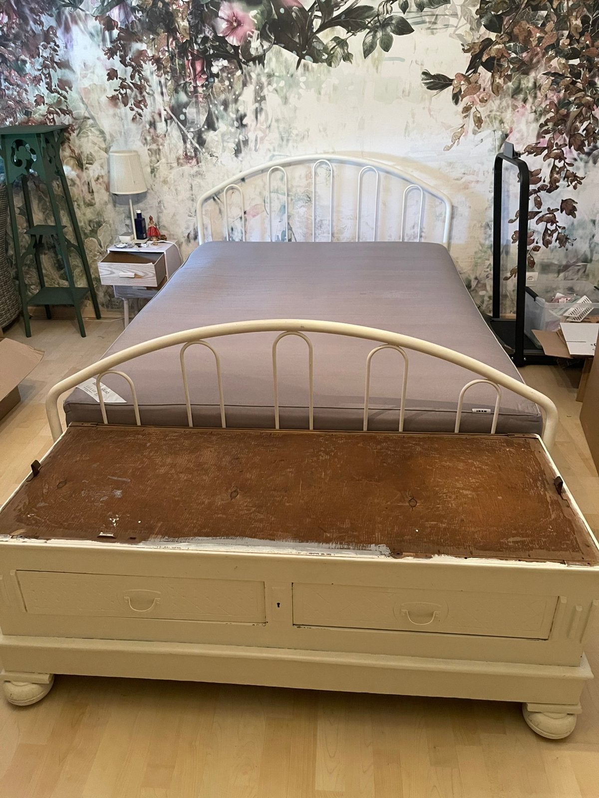 Bed met matras, Enlèvement, Utilisé