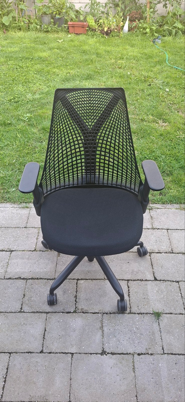 Ergonomische bureaustoel Herman Miller sayl zwart, Huis en Inrichting, Ophalen, Gaming bureaustoel, Zwart, Zo goed als nieuw