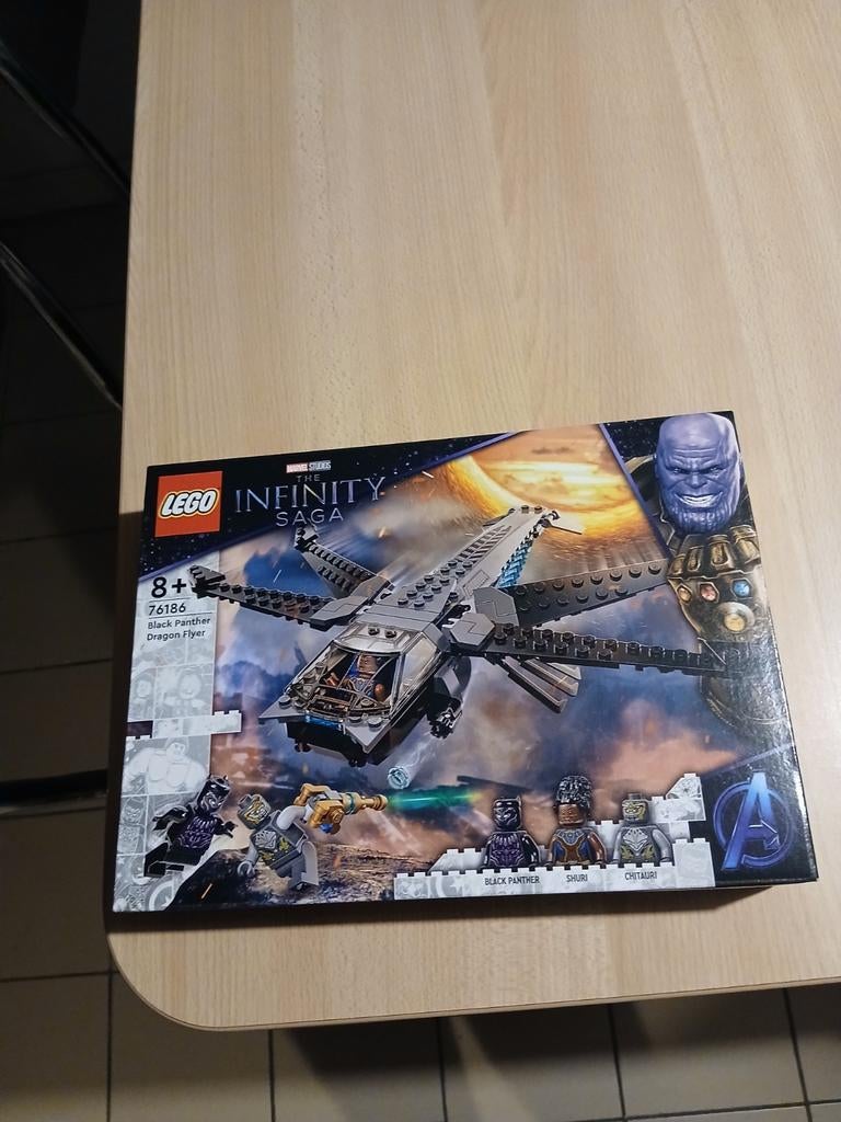 Lego marvel set 76186 - black panther dragon flyer, Neuf, Marvel, Lego, Ensemble complet