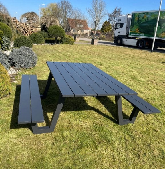 picknicktafels - verschillende kleuren, Tuin en Terras, Picknicktafels, Ophalen of Verzenden, Nieuw, Rechthoekig, Aluminium