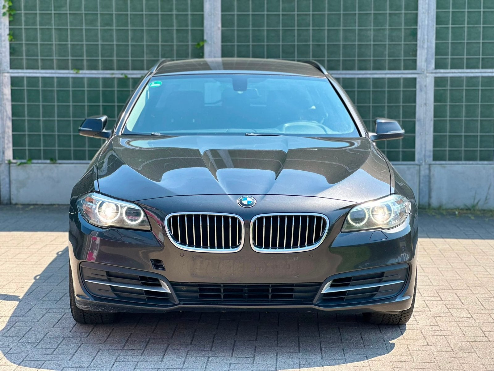 Bmw 518d 2014 Facelift, Auto's, 4 deurs, Zwart, Leder, Bedrijf