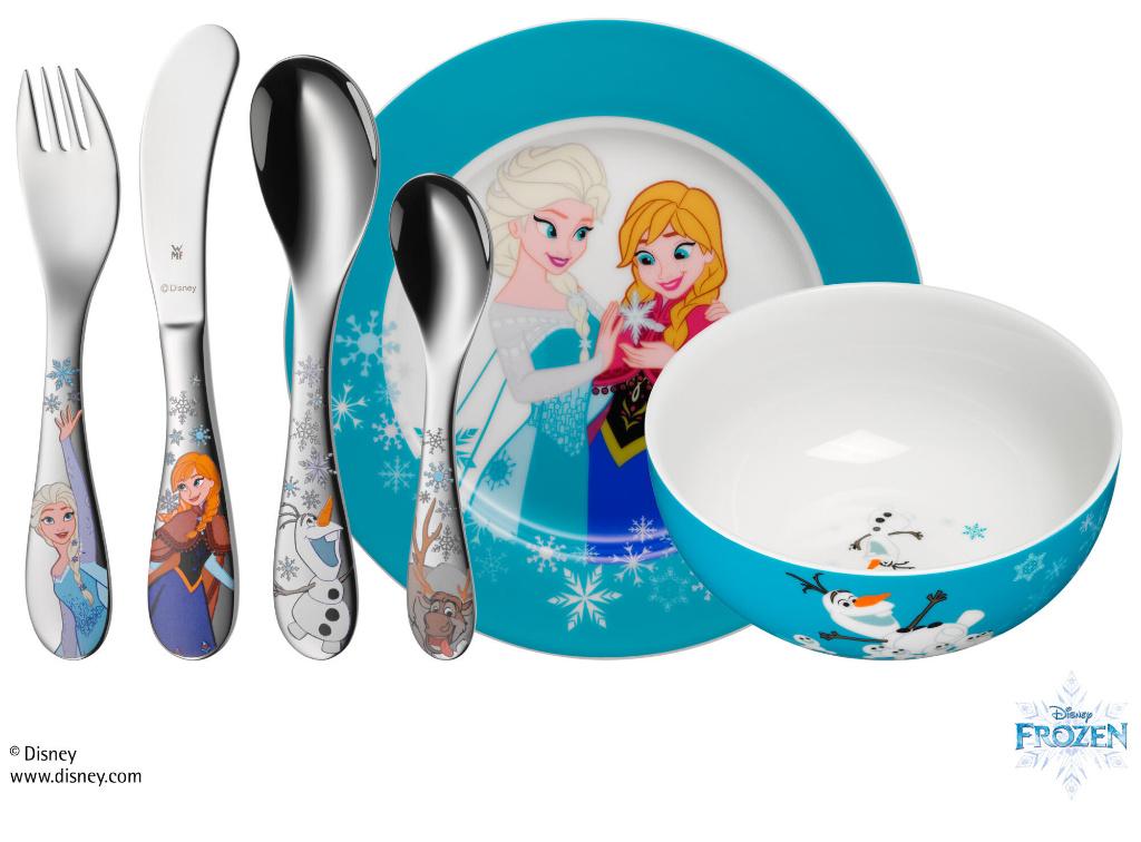 Disney Reine des Neiges / Frozen Set enfant 6 pièces - WMF, Enlèvement ou Envoi, Autres personnages, Utilisé, Service