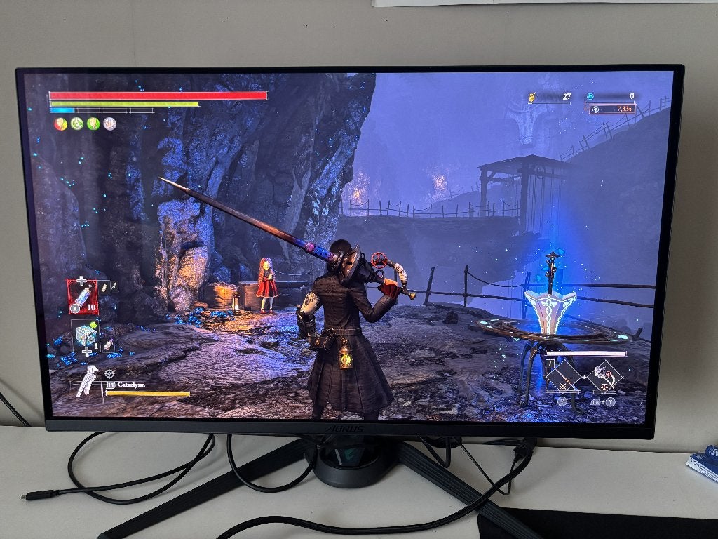 Gigabyte aorus f032u2p 240 hz 4k hdr 0.03ms, Computers en Software, Monitoren, Gebruikt, GIGABYTE, Hoofdtelefoonaansluiting, Minder dan 1 ms
