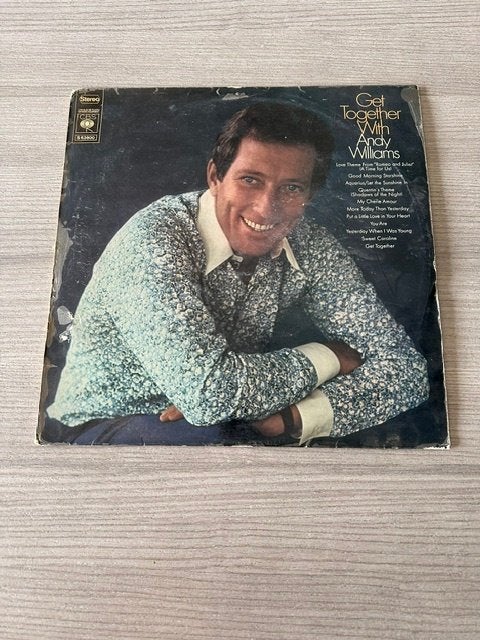 Vynil Get together with Andy Williams (lp042), LP, Gebruikt, Pop, Ophalen of Verzenden