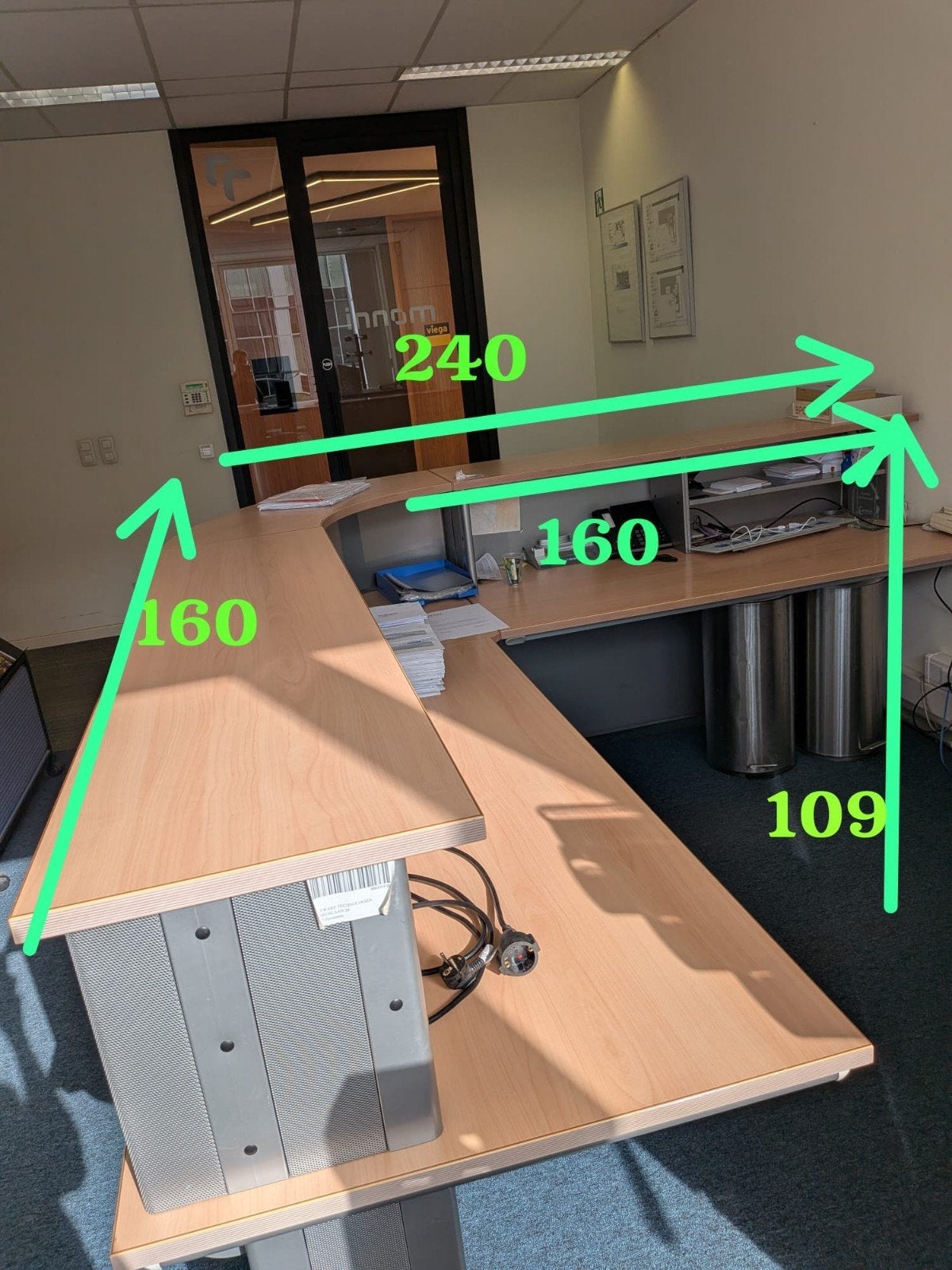 comptoir bureau, Enlèvement, Utilisé, Meuble