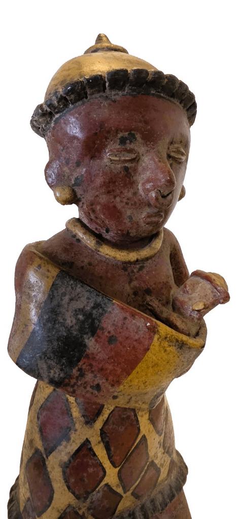 Grande statue africaine de la mère et de l'enfant., Enlèvement ou Envoi