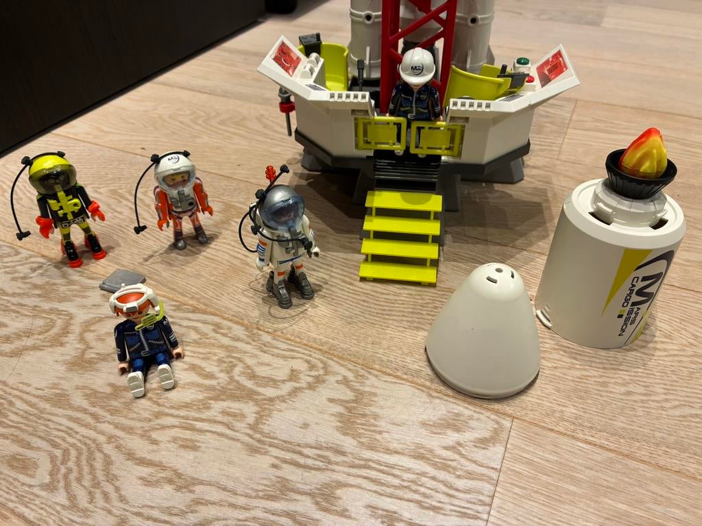 Playmobil ruimtevaart raket, Ophalen, Zo goed als nieuw