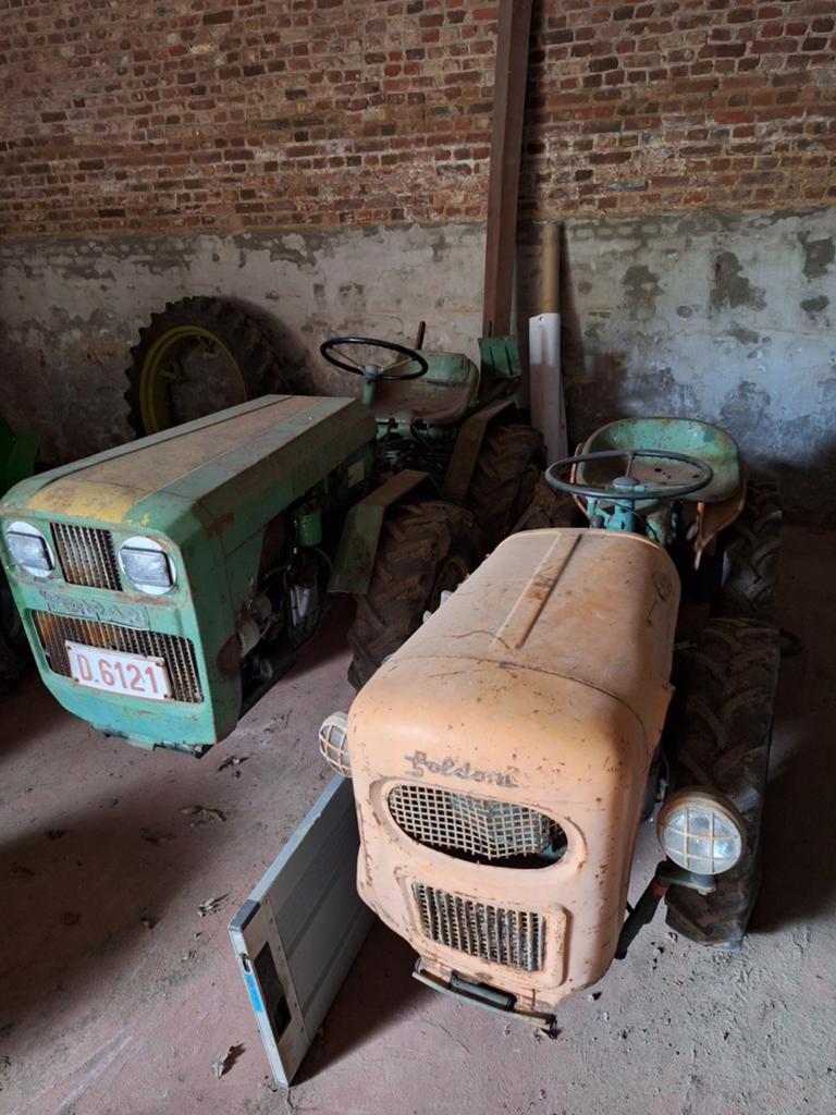 Goldino & Ferrari mini tractor, Enlèvement