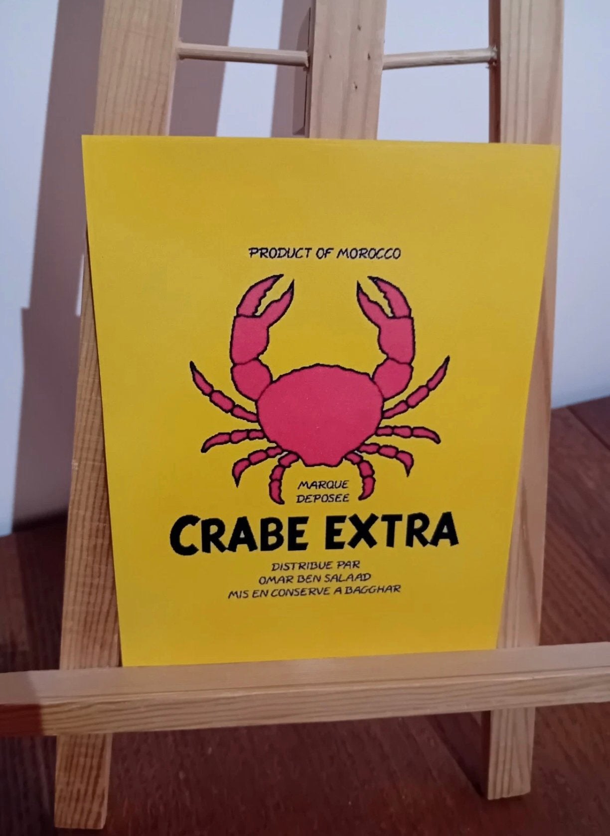 Tintin Kuifje krab in blik EXTRA postkaart (versie 1), Verzenden, Kuifje, Zo goed als nieuw, Overige typen