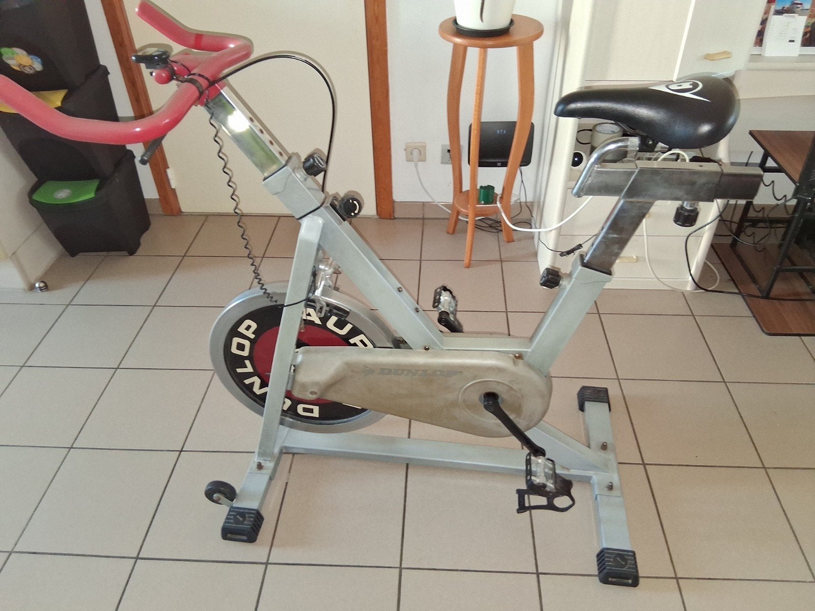 fiets trainer Dunlop, Ophalen, Gebruikt