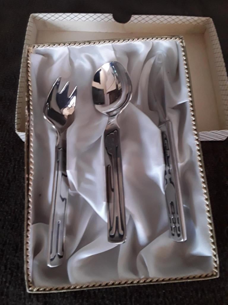 Bestek voor kinderen uit de jaren 60 in originele doos, Ophalen