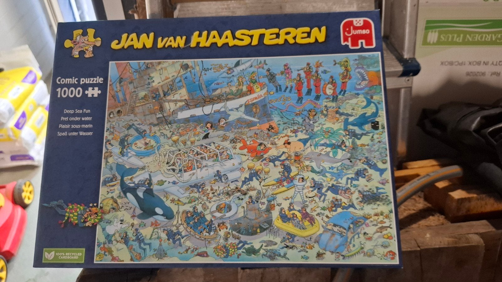 puzzel jan van haasteren 1000stuks  Pret onder water, Enlèvement, Comme neuf