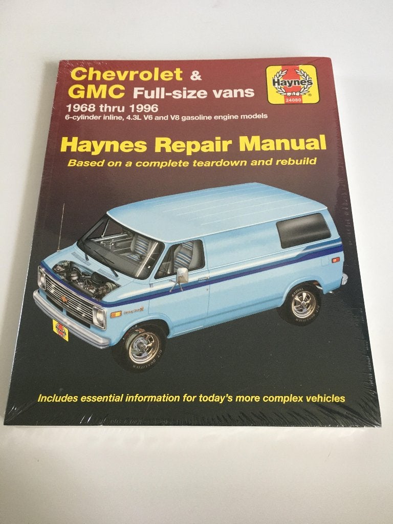 Te koop werkplaatsboek haynes chevrolet gmc vans, Auto-onderdelen, Klein materiaal, Amerikaanse onderdelen, Oldtimer onderdelen