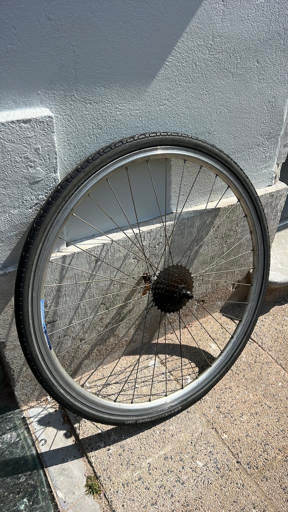 Achterwiel , cassette shimano 8 speed, Ophalen of Verzenden, Zo goed als nieuw, Wiel