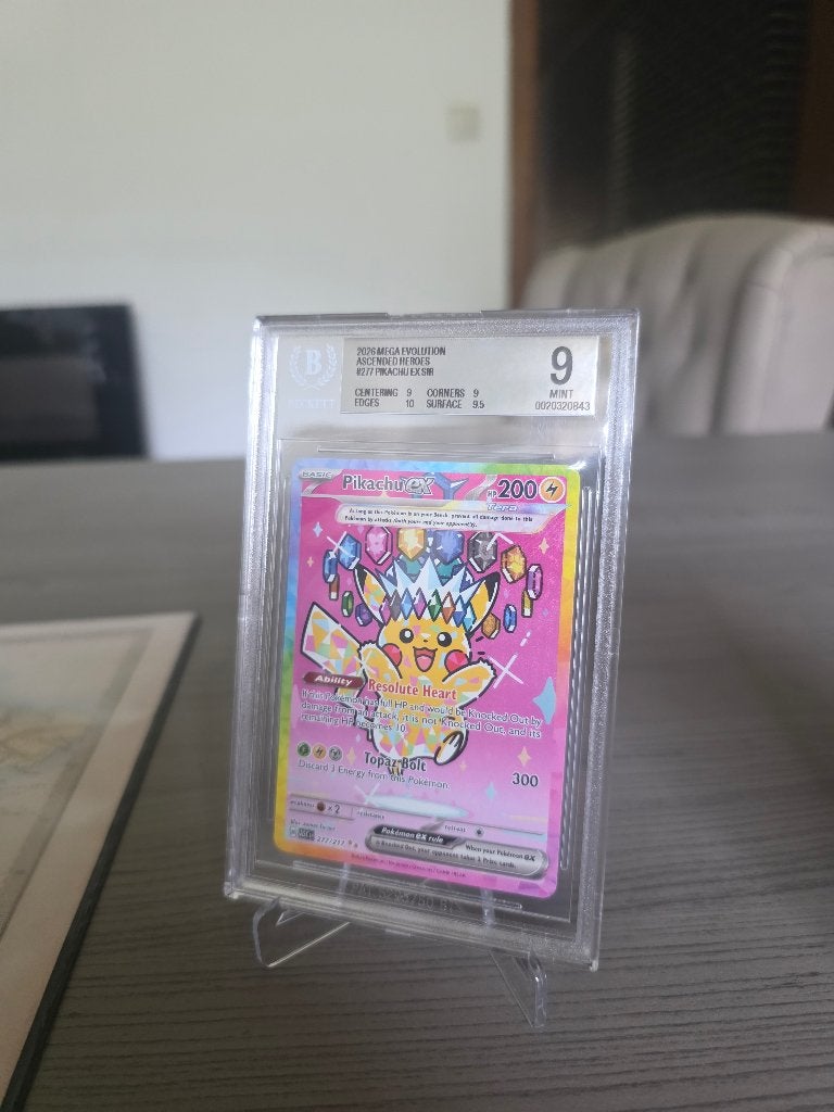 Pokemon Ascended Heroes #277 Pikachu ex SIR BGS 9, Ophalen of Verzenden, Nieuw, Losse kaart