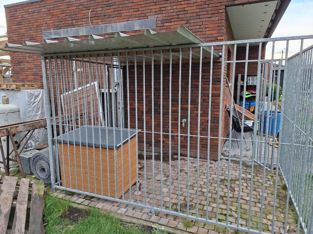 hondenhok (kennelplaten en hok), Dieren en Toebehoren, Hondenhokken, Ophalen, 110 cm of meer, 100 cm of meer, Nieuw