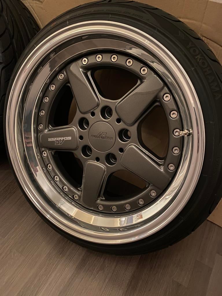 Bmw ac schnitzer type 2 9j-10j 17inch bmw e24, Auto-onderdelen, Ophalen, 17 inch, Banden en Velgen