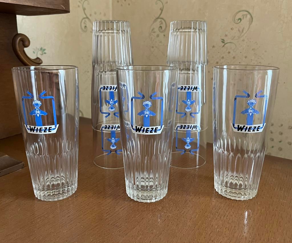 Glazen wieze, Verzamelen, Ophalen, Zo goed als nieuw, Bierglas