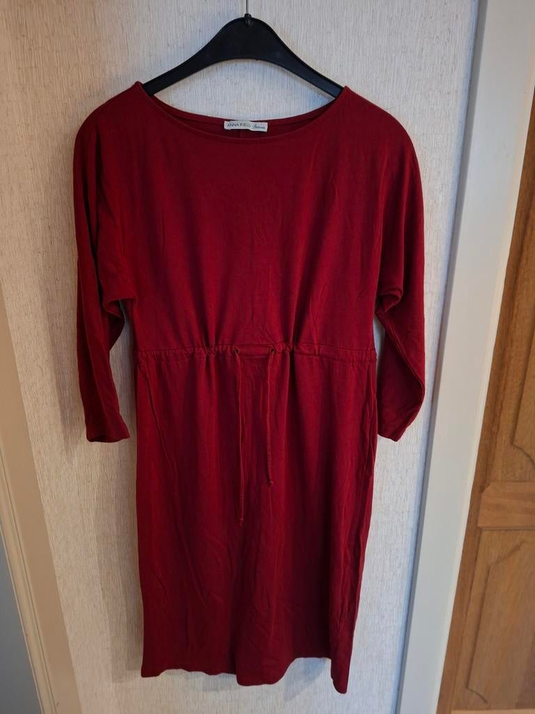 Anna Field Mama zwangerschapsjurk - Bordeauxrood - Maat M, Kleding | Dames, Zwangerschapskleding, Anna Field, Jurk, Zo goed als nieuw