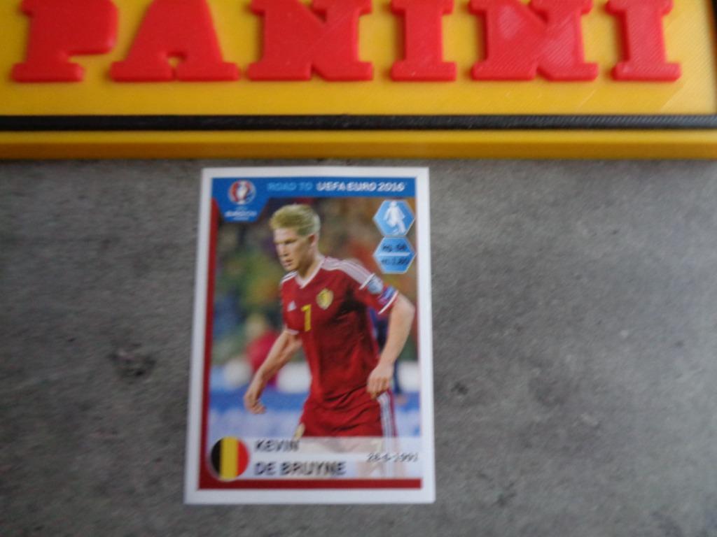 PANINI voetbal stickers EURO 2016  KDB STICKER****  ENKE, Verzenden, Sticker