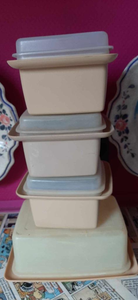 tupperware vintage, Enlèvement, Utilisé, Brun