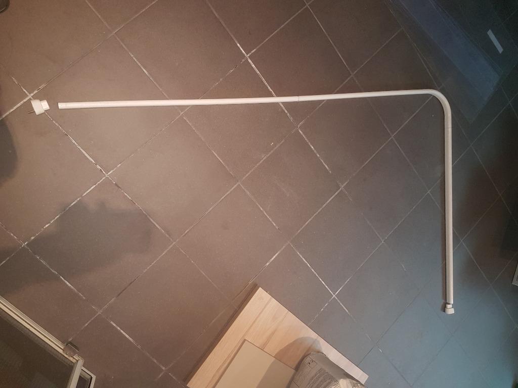Barre pour rideau de douche (blanc), Enlèvement, Utilisé, Autres types