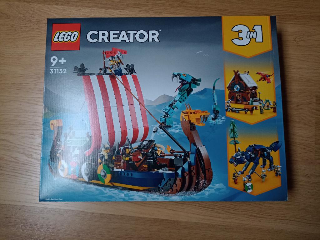 31132: Vikingschip lego creator, Kinderen en Baby's, Ophalen of Verzenden, Nieuw, Complete set, Lego