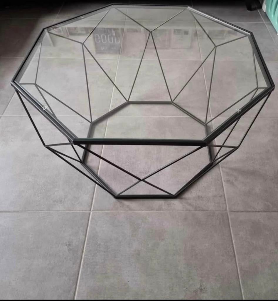 Table basse « blossom » maison du monde, Enlèvement, Comme neuf, Verre
