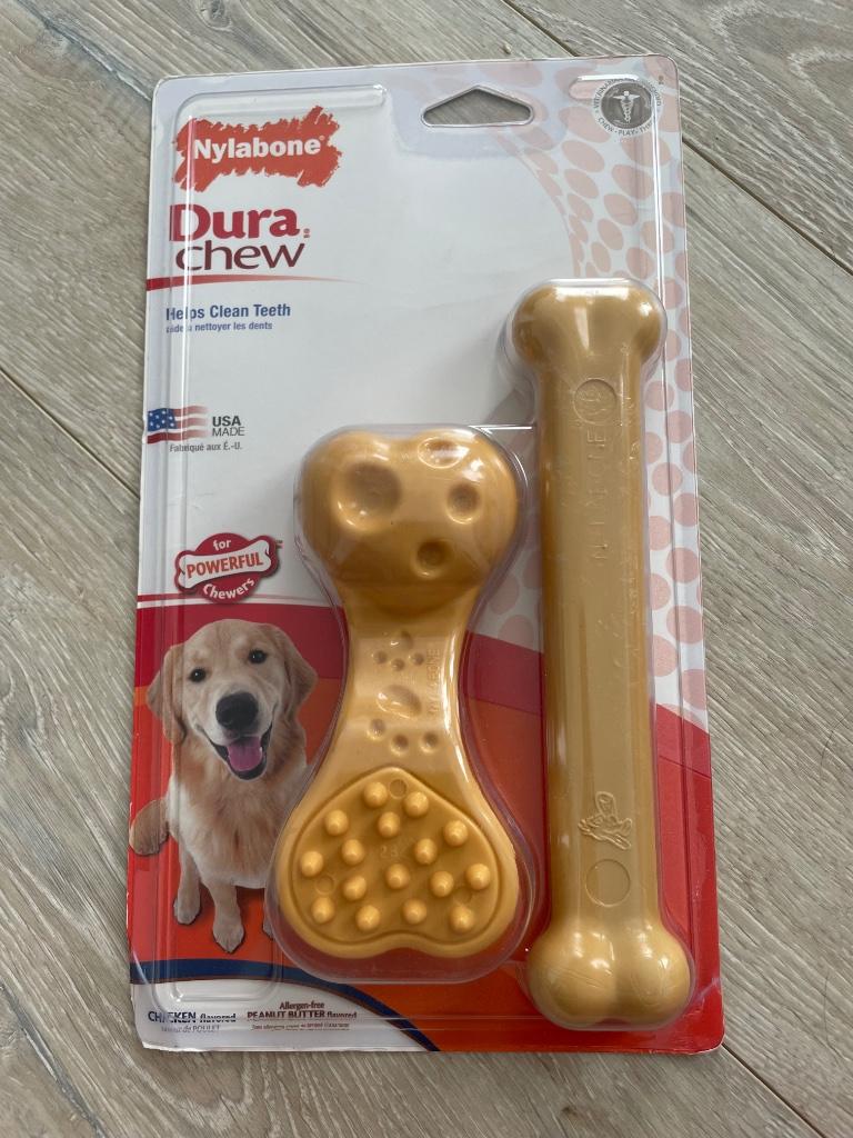 Jouet pour chien Os à mâcher goût fromage dura chew extreme, Ophalen, Nieuw