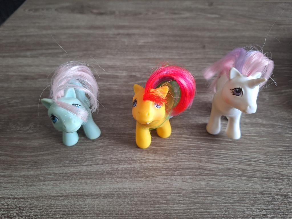 My little pony - vintage-Tic Tac Toe, Moon dancer, ..., Enlèvement, Utilisé