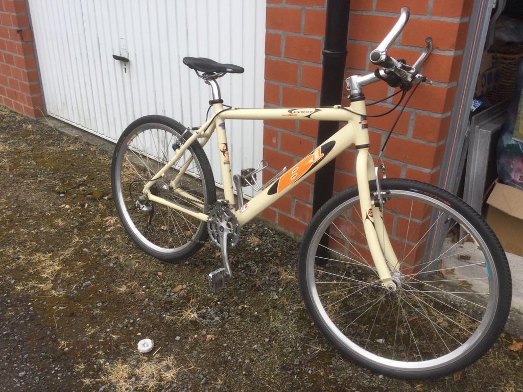batavus mountainbike kader 48cm, beige, zeer goede staat, Fietsen en Brommers, Fietsen | Mountainbikes en ATB, Ophalen