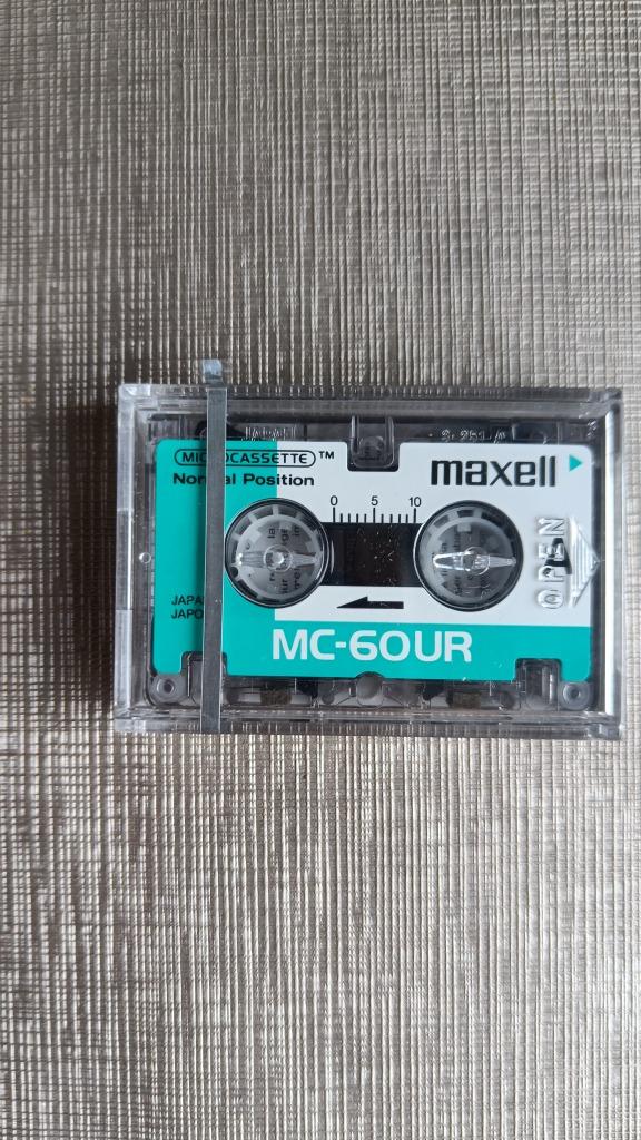 mini cassette dictafoon maxell MC-60UR, Enlèvement ou Envoi, Pièce