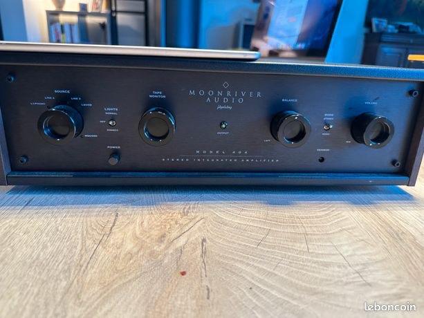 amplificateur intégré Moonriver  404, Enlèvement, Comme neuf, Stéréo, Moins de 60 watts