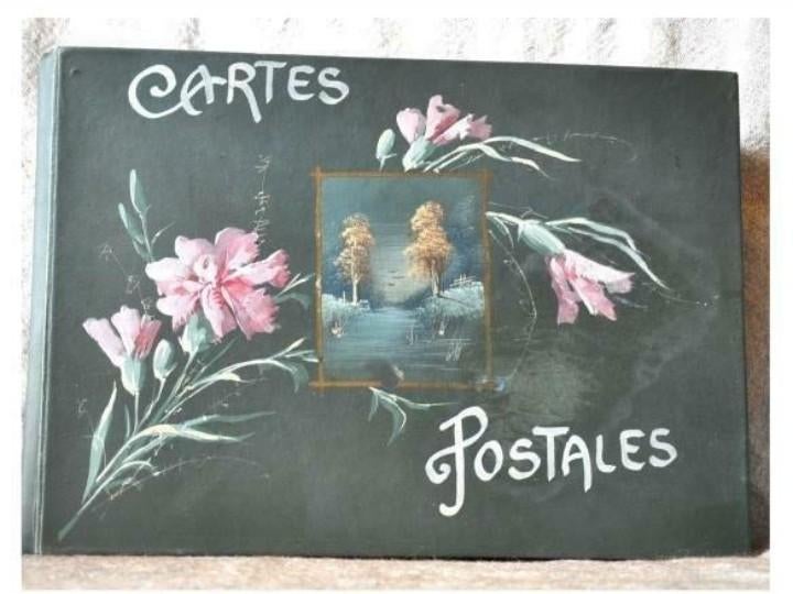 § album art nouveau avec +ou- 480 cartes postales varia, Enlèvement ou Envoi, Affranchie, Autres thèmes
