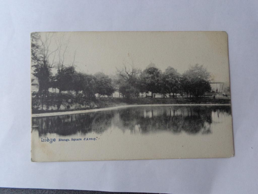1 très ancienne carte postale de Liège (square d'Avroy), Enlèvement, Liège