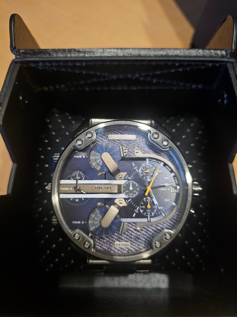Heren horloge diesel (nieuw), Handtassen en Accessoires, Horloges | Heren, Staal, Staal, Polshorloge, Nieuw